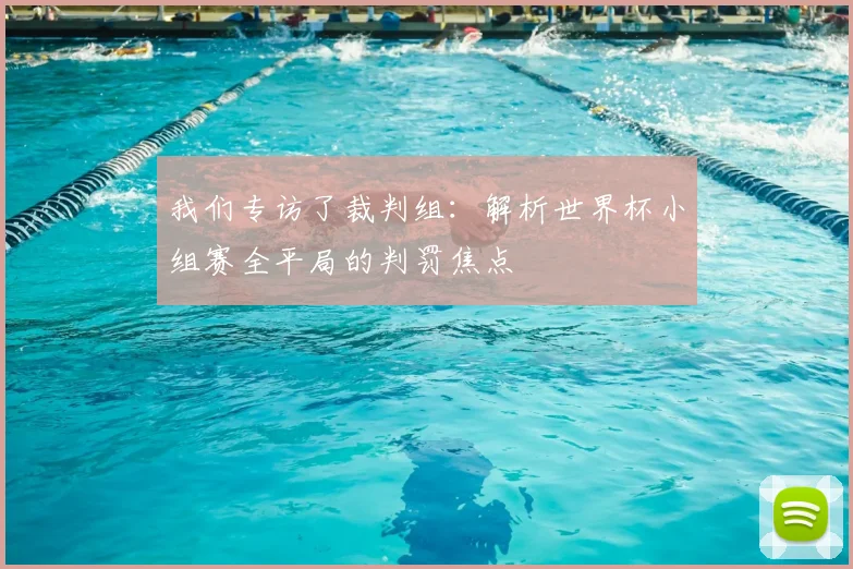 我们专访了裁判组：解析世界杯小组赛全平局的判罚焦点
