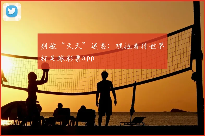 别被“天天”迷惑：理性看待世界杯足球彩票app