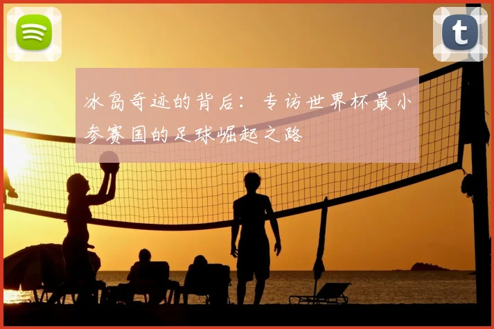 冰岛奇迹的背后:专访世界杯最小参赛国的足球崛起之路